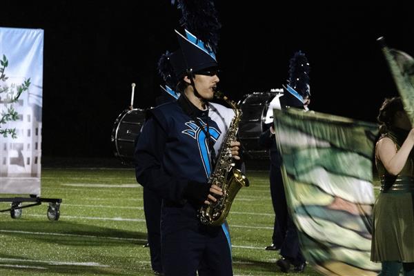 Chesapeake High School Marching Band Performing